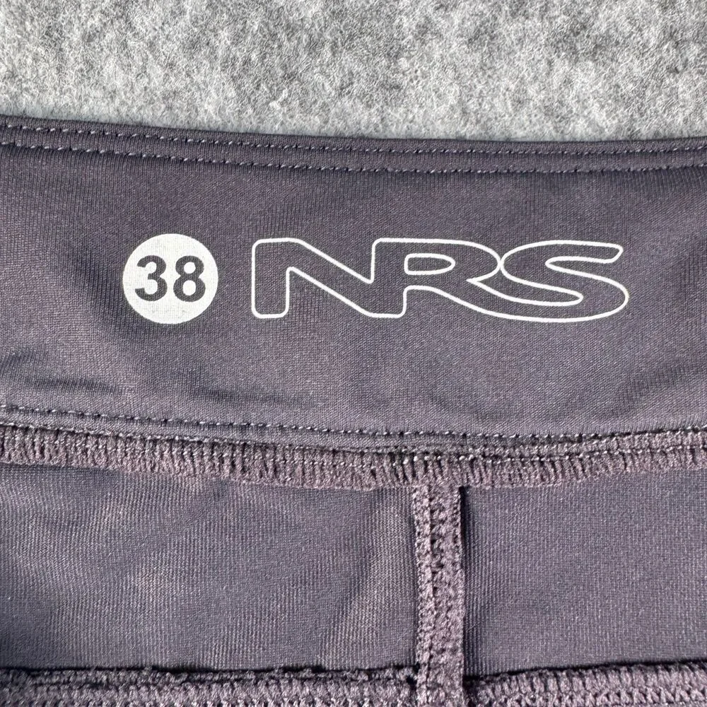 NRS Shorts Mens 38x10 Gray Blue Guide Wear Cargo Pocket Outdoor Idaho